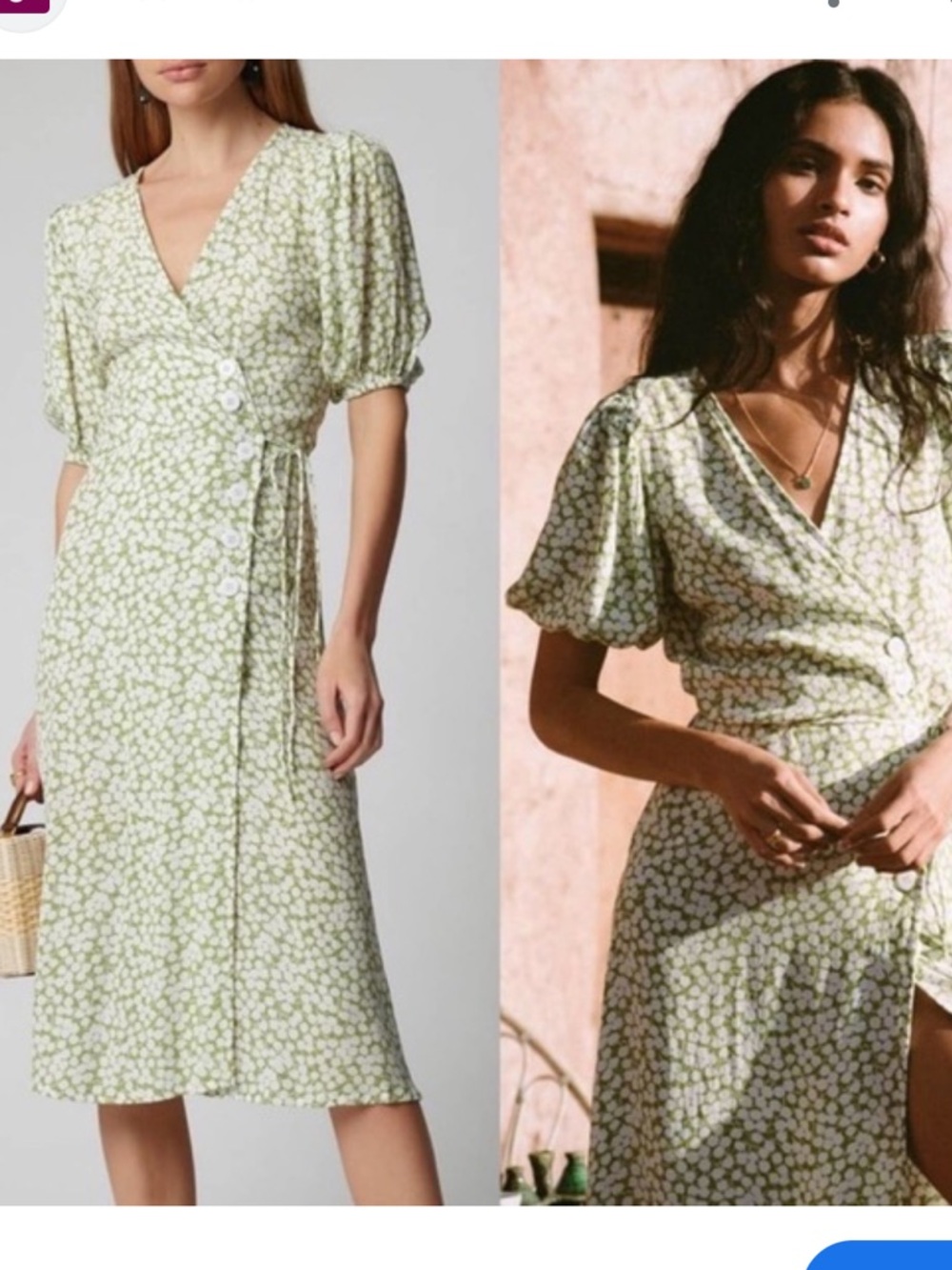 179. faithful the brand midi floral dress m